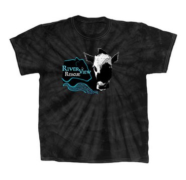 Dark tee with the Riverview Rescue logo